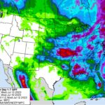 NWS Weather Prediction Center 7-day quantitative precipitation forecast for the continental United States