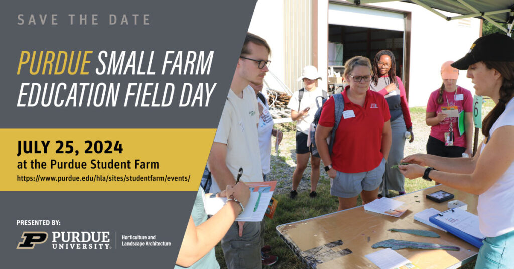 2024 Small Farm Education Field Day. Save the date.