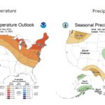 Seasonal temperature and precipitation outlook for Spring 2024