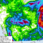 Figure 3. Accumulated precipitation forecast for August 8-15, 2024.