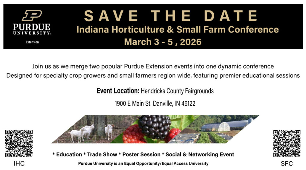 IHC and Small Farms Conference save the date