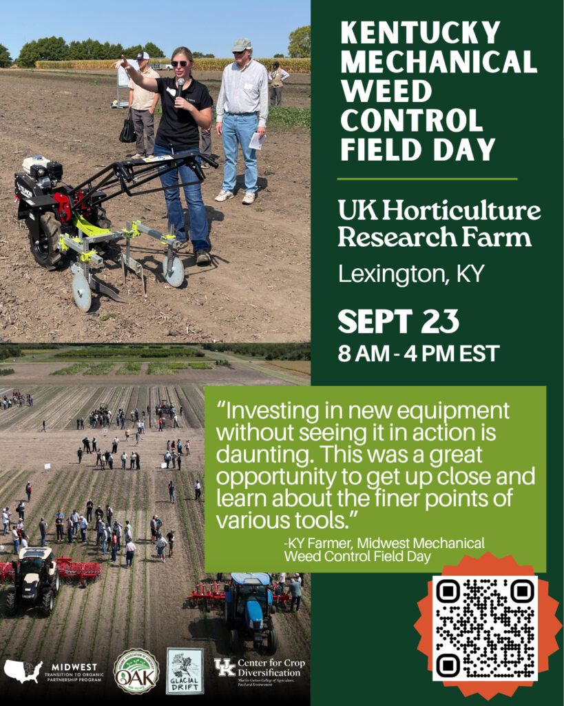 Kentucky Mechanical Weed Control Field Day