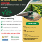 Figure 3. Harnessing climate tools virtual workshop flyer.